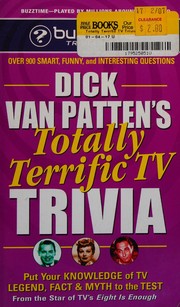 Cover of: Dick Van Patten's totally terrific TV trivia. by Dick Van Patten