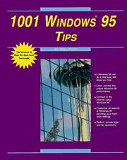 Cover of: 1001 Windows 95 tips by Greg M. Perry