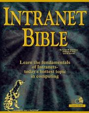 Cover of: Intranet bible