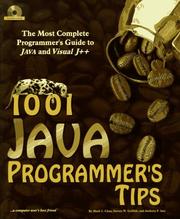 Cover of: 1001 Java programmer's tips