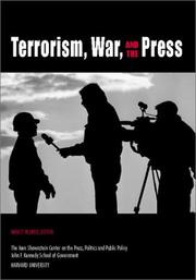 Cover of: Terrorism, war, and the press | 