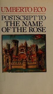 Cover of: Postscript to The name of the rose