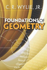 Cover of: Foundations of geometry