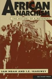 African anarchism by Sam Mbah, Igariwey Iduma Enwo