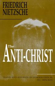 Cover of: The Anti-Christ by Friedrich Nietzsche