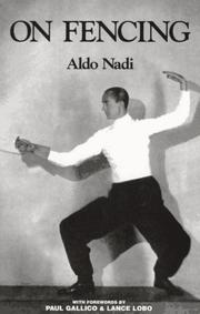 Cover of: On fencing by Nadi, Aldo