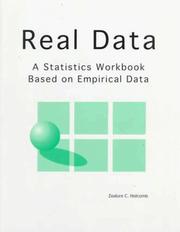 Cover of: Real Data: A Statistics Workbook Based on Empirical Data