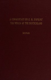 Cover of: A commentary on G. M. Hopkins' The wreck of the Deutschland.