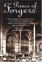 Cover of: Prince of forgers