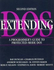 Cover of: Extending DOS: a programmer's guide to protected-mode DOS
