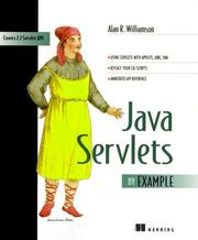 Cover of: Java Servlets by Example by Alan R. Williamson
