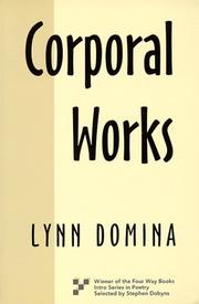 Cover of: Corporal works by Lynn Domina