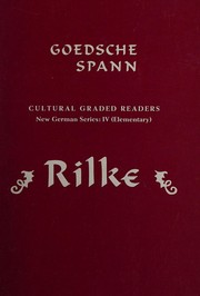 Cover of: Rilke