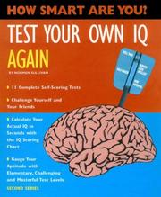 Cover of: Test Your Own IQ Again (How Smart Are You?)