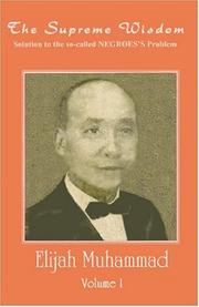 Cover of: The Supreme Wisdom by Elijah Muhammad