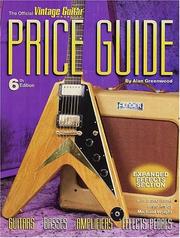Cover of: The Official Vintage Guitar Magazine Price Guide - 6th edition