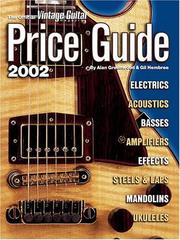 Cover of: The Official Vintage Guitar  Magazine Price Guide, 2002 Edition (Official Vintage Guitar Magazine Price Guide)