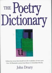 Cover of: The poetry dictionary