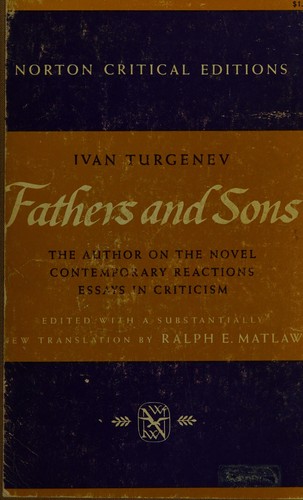 Fathers and sons by Ivan Sergeevich Turgenev