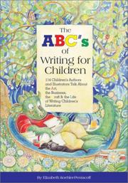 Cover of: The ABC's of Writing for Children by Elizabeth Koehler-Pentacoff, Elizabeth Koehler-Pentacoff