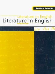 Cover of: Reader's guide to literature in English