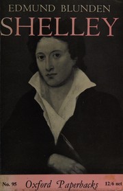 Cover of: Shelley by Edmund Blunden