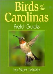 Cover of: Birds of Carolinas Field Guide (Field Guides) | Stan Tekiela
