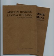 Cover of: Apreciaciones de la vida cotidiana