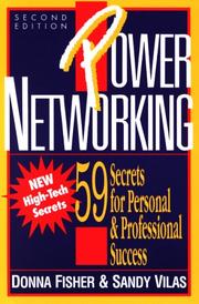 Cover of: Power networking by Donna Fisher