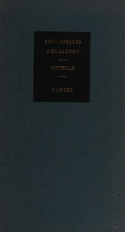 Cover of: Der Laufen: Novelle