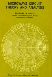 Cover of: Microwave circuit theory and analysis