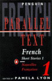 Cover of: French Short Stories 1 / Nouvelles Francaises 1: Parallel Text (Penguin Parallel Text)