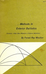 Cover of: Methods in exterior ballistics.