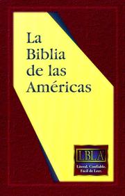 Cover of: La Biblia de las Americas(LBLA)