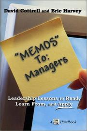 Cover of: Memos To by David Cottrell, Eric Harvey