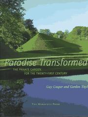 Cover of: Paradise transformed: the private garden for the twenty-first century