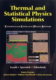 Cover of: Thermal and statistical physics simulations