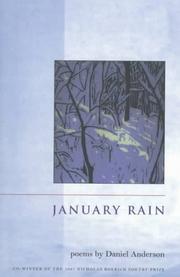 Cover of: January rain by Daniel Anderson