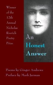 Cover of: An honest answer