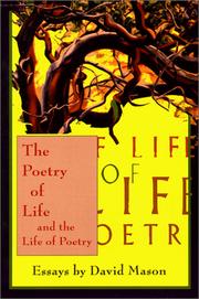 Cover of: Poetry of Life: And the Life of Poetry