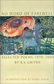 Cover of: No word of farewell: selected poems 1970-2000