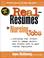 Cover of: Real-Resumes for Nursing Jobs