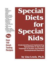 Cover of: Special Diets for Special Kids by Lisa Lewis