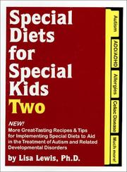 Cover of: Special Diets for Special Kids, Two by Lisa Lewis