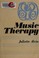 Cover of: Music therapy