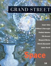Cover of: Grand Street 54: Space (Fall 1995)