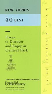 Cover of: New York's 50 best places to discover and enjoy in Central Park