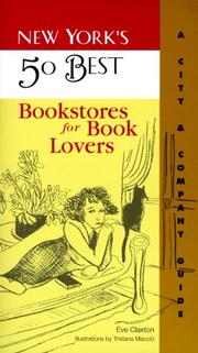 Cover of: New York's 50 best bookstores for book lovers