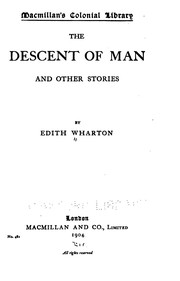 Cover of: The descent of man, and other stories