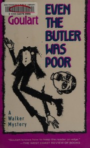 Cover of: Even the butler was poor by Ron Goulart